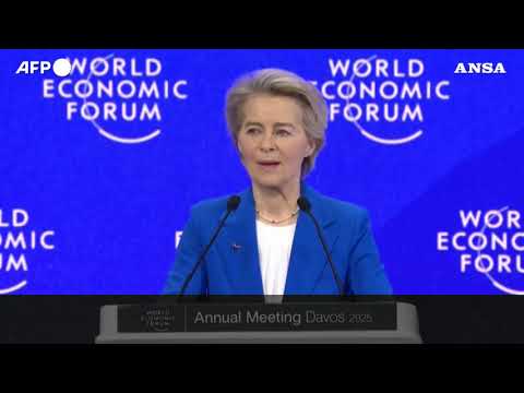 Davos,Von der Leyen: “Pronti a negoziare con Trump sul commercio”