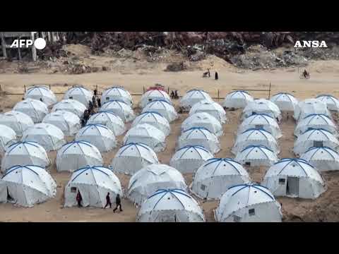 Nella Striscia devastata, i palestinesi alle prese con il problema alloggi