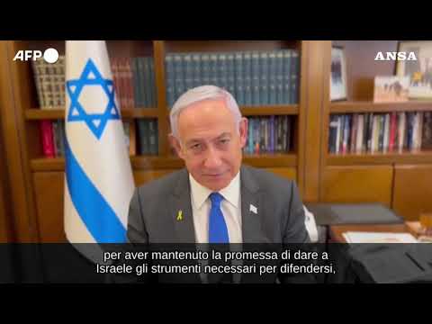 Netanyahu: “Grazie presidente Trump, mantenuta la promessa sulle armi”