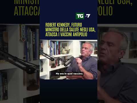 Robert #Kennedy, futuro ministro della salute negli USA, attacca i vaccini antipolio