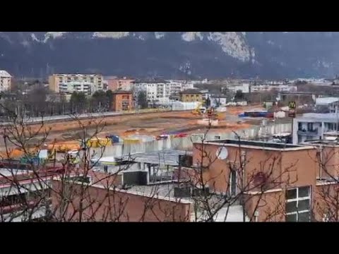 Allarme bomba ai cantieri del bypass di Trento nord