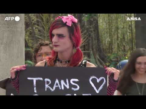 Brasile, la protesta della comunita’ Lgbtq+ contro le politiche di Trump