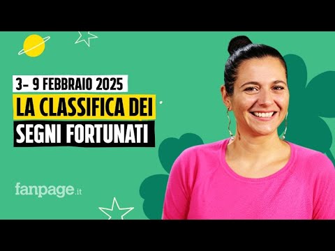 Oroscopo, la classifica dei segni più fortunati della settimana dal 3 al 9 febbraio 2025