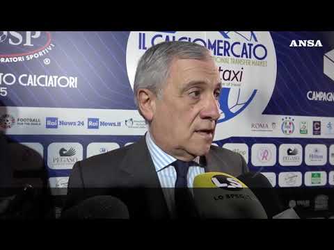 Tajani: “Sport strumento di pace, con la nostra riforma spazio alla diplomazia”