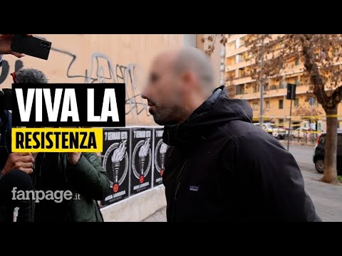 Urla “viva la resistenza” durante la commemorazione di Acca Larentia e viene identificato