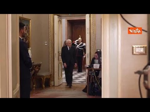 Ecco il backstage del tradizionale discorso di fine anno di Mattarella