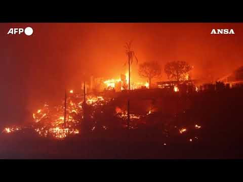 Incendi minacciano Los Angeles, migliaia di persone evacuate