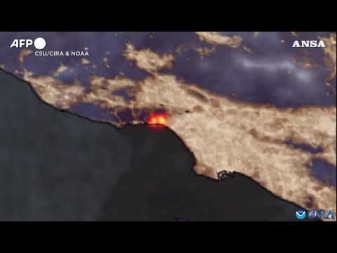 Gli incendi di Los Angeles visti dallo spazio