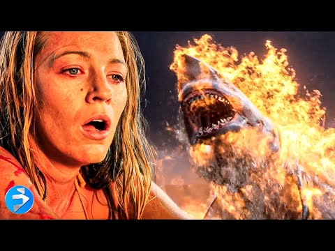 Blake Lively in fuga dallo Squalo Gigante Infuocato! | PARADISE BEACH