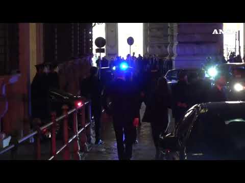 Roma, Zelensky a Palazzo Chigi per l’incontro con Meloni