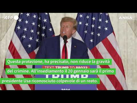 Trump condannato per il caso Stormy, ma non andra’ in cella