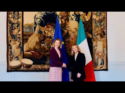 Ue, Kaja Kallas incontra Giorgia Meloni a Palazzo Chigi