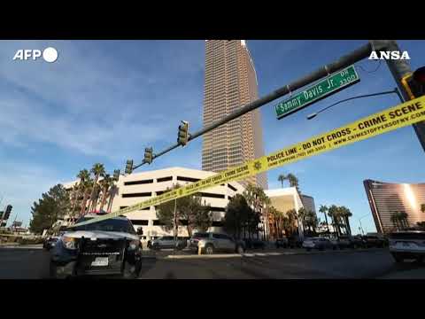 Las Vegas, la polizia indaga sull’esplosione di una Tesla davanti al Trump Hotel