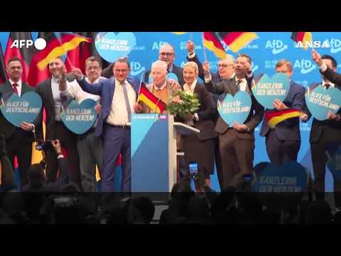 Germania, Alice Weidel eletta all’unanimita’ candidata cancelliera di Afd