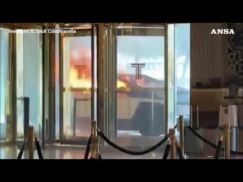 Esplode una Tesla davanti al Trump Hotel di Las Vegas, un morto