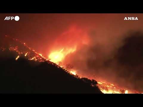 Incendi a Los Angeles, un tornado di fuoco nel Palisades Fire