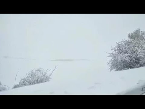 Tempesta di neve a Lago Laceno