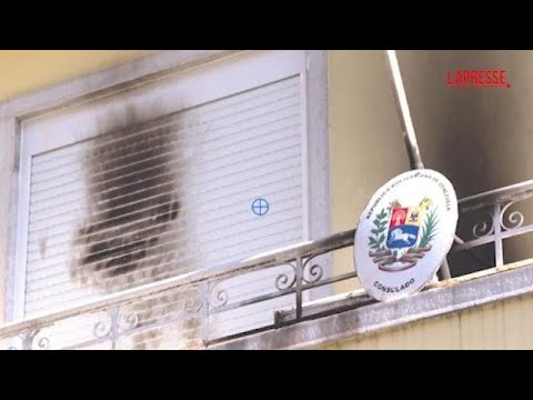 Lisbona, attentato incendiario al consolato del Venezuela