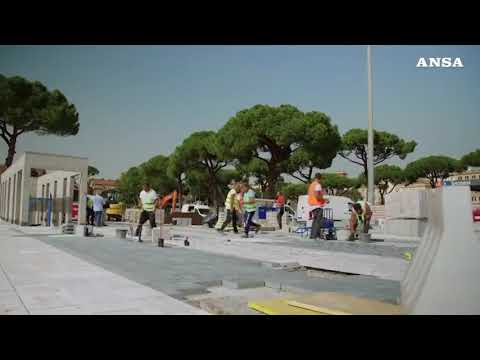 Roma, Termini: riapre parte di piazza dei Cinquecento