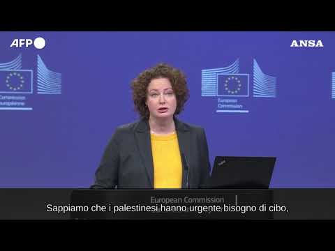 Gaza, Ue adotta un pacchetto di aiuti per 120 milioni