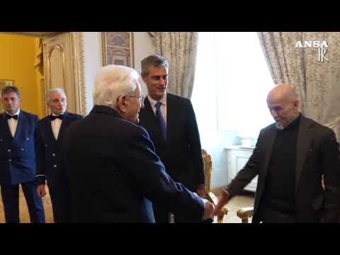 Mattarella riceve Michele Placido e i produttori del film “Eterno visionario”