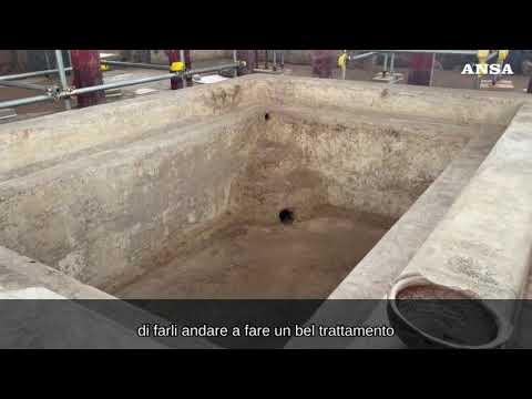 Scavi a Pompei, emerge un grande complesso termale nella Regio IX
