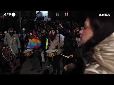 Disastro di Novi Sad, nuova protesta antigovernativa a Belgrado