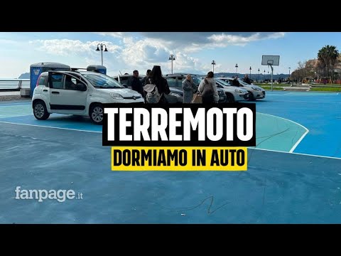 Terremoto ai Campi Flegrei, le persone hanno dormito in auto a Pozzuoli: “Scosse continue”
