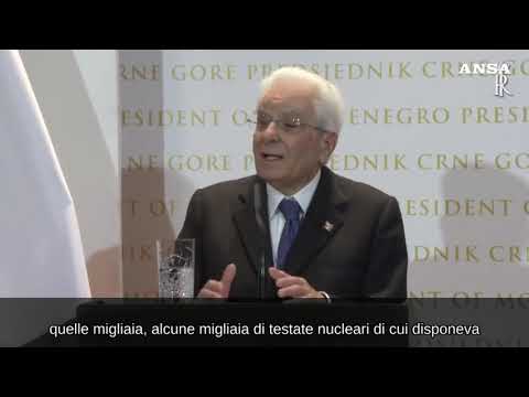Mattarella: “Dopo consegna armi nucleari, Russia garanti’ indipendenza a Kiev”