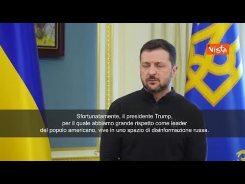 Zelensky: “Trump vive di disinformazione russa”