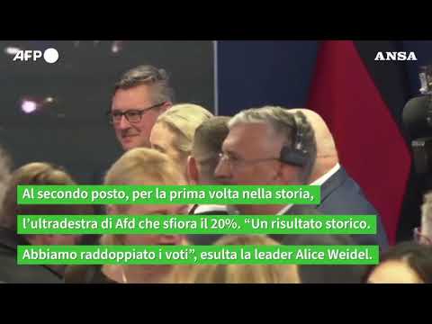 In Germania vince la coalizione Cdu/Csu, boom di Afd che arriva seconda