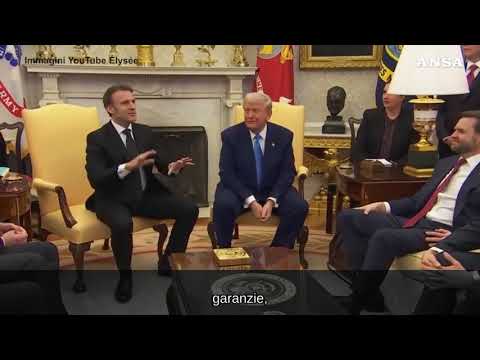 Ucraina, Macron corregge Trump su aiuti Ue: “Abbiamo pagato il 60% del totale, soldi veri”