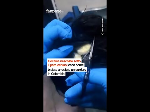 Cocaina nascosta sotto il parrucchino: ecco come è stato arrestato un corriere in Colombia