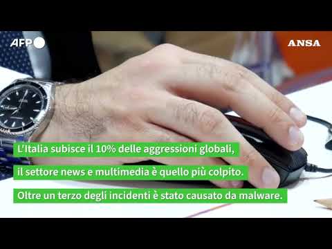 In Italia 10% attacchi cyber mondiali