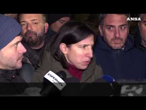 Due anni da Cutro, Elly Schlein alla veglia in ricordo delle vittime