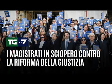 I magistrati in sciopero contro la riforma della Giustizia