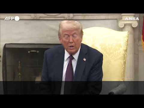 Trump: “Zelensky dittatore? L’ho detto io? Non posso crederci”