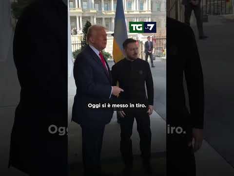 #Trump ironizza sul vestito di #Zelensky: “Oggi ti sei messo in tiro”