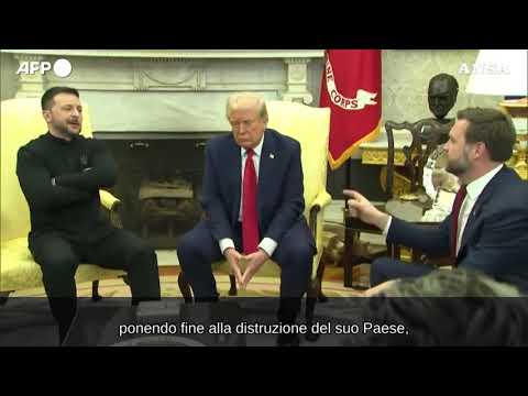 Vance a Zelensky: “Sei irrispettoso”