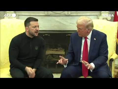 Scontro Trump-Zelensky nello Studio Ovale