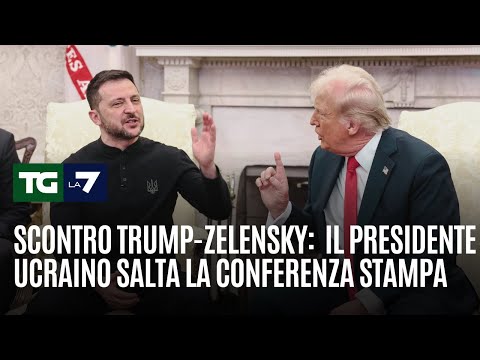 Scontro Trump-Zelensky: Il presidente ucraino salta la conferenza stampa