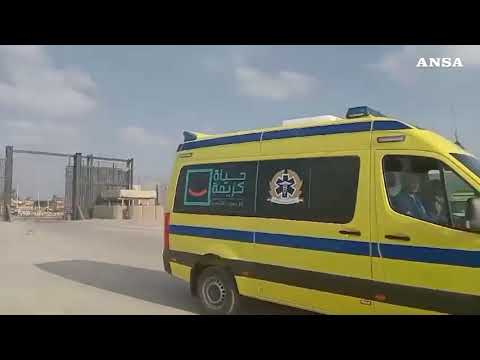 Anche ambulanze dall’Egitto per trasportare palestinesi feriti