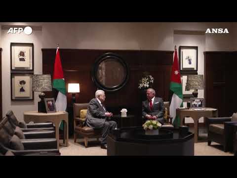 Il re di Giordania Abdallah incontra il presidente palestinese Abu Mazen