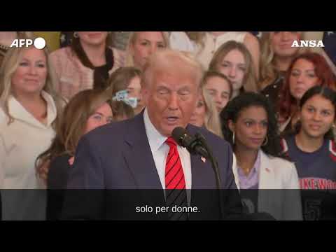 Trump: “Lo sport femminile sara’ solo per donne”
