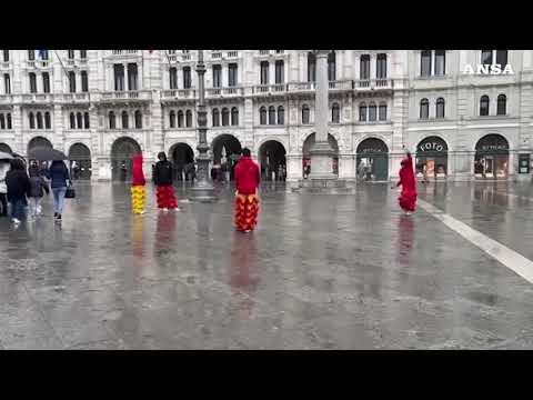 In piazza a Trieste musiche e danze per il Capodanno cinese