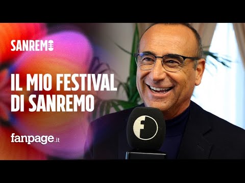 Carlo Conti: “Ascolti impensabili, ma evito confronti con Amadeus. Ho corso troppo? È il mio stile”