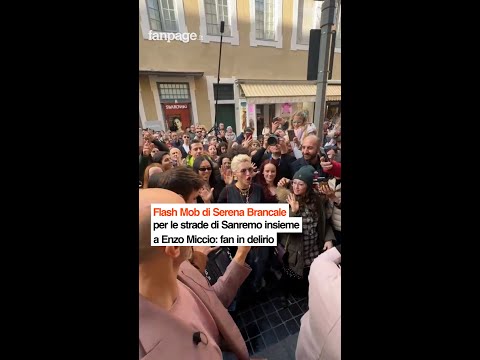 Flash Mob di Serena Brancale per le strade della città insieme a Enzo Miccio: fan in delirio