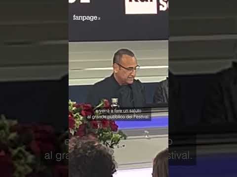 Roberto Benigni ospite stasera a Sanremo 2025, Carlo Conti: “Un mio sogno che si realizza”