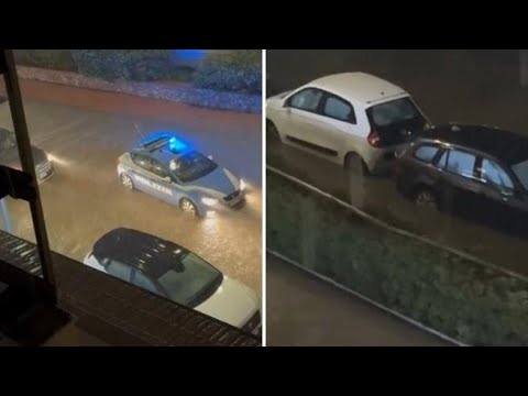 Nubifragio all’Isola d’Elba: allagata Portoferraio (il video)