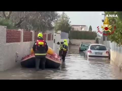 Maltempo a Messina, forti temporali e torrenti straripati